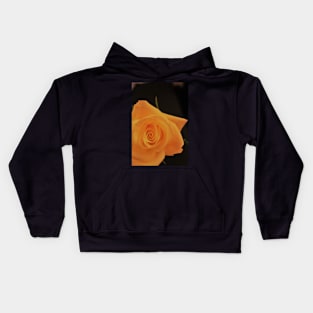 Bright Yellow Rose Kids Hoodie